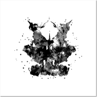 Rorschach card 9 Posters and Art